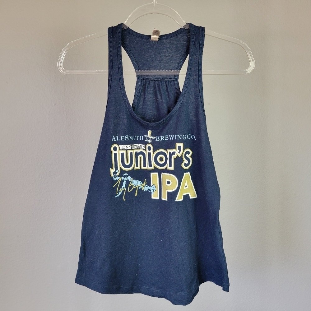 ALESMITH BREWING // tony gwynn junior's IPA racerback swing style tank top RARE